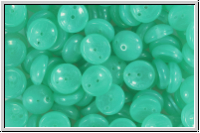 Piggy Beads, 4x8mm, turquoise, opal, 25 Stk.