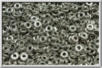 OBD-00030-27000, O-Beads, crystal, trans., full silver, 5 g