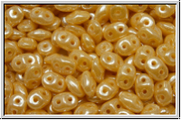 SD-13020-14400, SuperDuo Beads, beige, op., luster, 10g