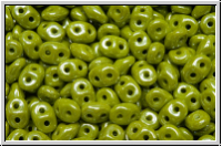 SD-53410-14400, SuperDuo Beads, olivine, op., luster, 10g