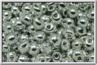 DP-0131-27000, MIYUKI Tropfen, 3,4mm, crystal, trans., full silver, 10g
