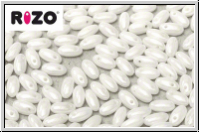 RZ-03000-14400, RIZO Perlen, white, op., luster, 10 g