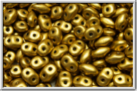 SD-00030-01720, SuperDuo Beads, brass, met., satin, 10g