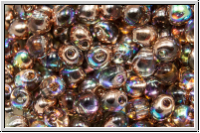 DP-0131-98533, MIYUKI Tropfen, 3,4mm, crystal, trans., copper rainbow, 10g