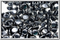 PB-23980-14400, Pinch Beads, 5x3mm, hematite, metallic, 65 Stk.