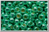 R-08-0561PF, TOHO Rocailles, 8/0, teal, galv., perm.-finish, 10g