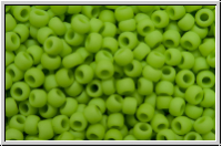 R-11-0044f, TOHO Rocailles, 11/0, lime green, op., matte, 10g