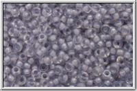 RR-15-2209, MIYUKI Rocailles, 15/0, crystal, trans., lavender-ld., 5g