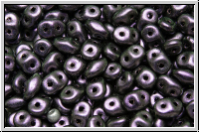 SD-23980-94101, SuperDuo Beads, violet, antique, met., 10g