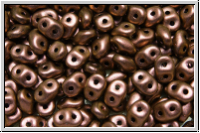 SD-23980-84415, SuperDuo Beads, brown, antique, met., 10g