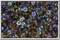 OBD-00030-22201, O-Beads, crystal, trans., half azuro, 5 g