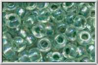 RR-06-0263, MIYUKI Rocailles, 06/0, crystal, trans., seafoam-ld., 10g