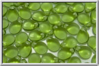 Pip-Beads, 5x7mm, olivine, trans., 50 Stk.