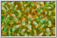 bhm. Glasperle, rund, 4mm, topaz/green, trans., 50 Stk.