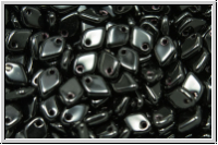 Dragon Scale Beads, 1,5x5mm, black, op., 100 Stk. (3g)