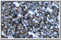 DP-0131-98537, MIYUKI Tropfen, 3,4mm, crystal, trans., graphite rainbow, 10g