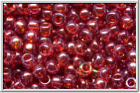 R-15-0332, TOHO Rocailles, 15/0, raspberry, trans., gold-luster, 5 g