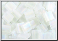 TL-0131fr, MIYUKI Tila Beads, crystal, trans., matte, AB, 60 Stk.