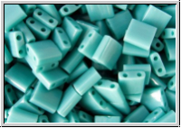 TL-0412fr, MIYUKI Tila Beads, turquoise green, op., matte, AB, 60 Stk.