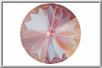 Swarovski Rivoli 1122, 14mm, 001L145D - crystal, lotus pink DeLite, foiled, 1 Stk.