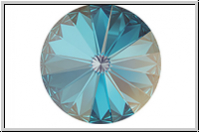 Swarovski Rivoli 1122, 12mm, 001L110D - crystal, royal blue DeLite, backed, 1 Stk.