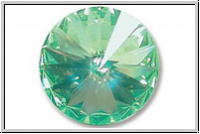 Swarovski Rivoli 1122, 14mm, 001ULTLMAB - crystal, ultra lime, AB, backed, 1 Stk.