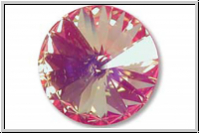 Swarovski Rivoli 1122, 14mm, 001ULTPIAB - crystal, ultra pink, AB, backed, 1 Stk.