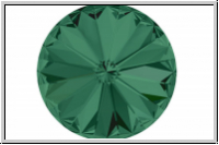 Swarovski Rivoli 1122, 14mm, 205 - emerald, foiled, 1 Stk.