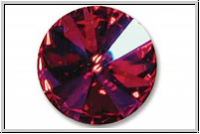 Swarovski Rivoli 1122, 12mm, 502GLBL - fuchsia glacier blue, foiled, 1 Stk.