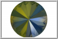 Swarovski Rivoli 1122, 18mm, 001IRIG - crystal, iridescent green, foiled, 1 Stk.