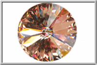 Swarovski Rivoli 1122, 14mm, 362 - light peach. foiled, 1 Stk.