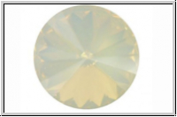 Swarovski Rivoli 1122, 14mm, 383 - light grey opal, foiled, 1 Stk.